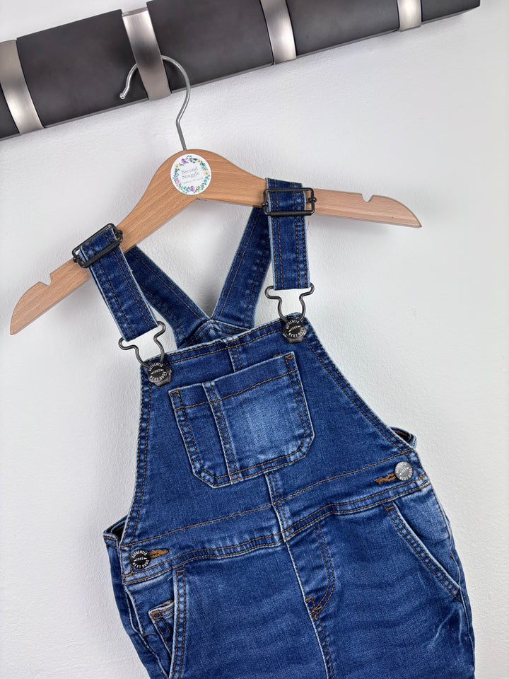 Next Denim Dungarees 12-18 Months-Dungarees-Second Snuggle Preloved