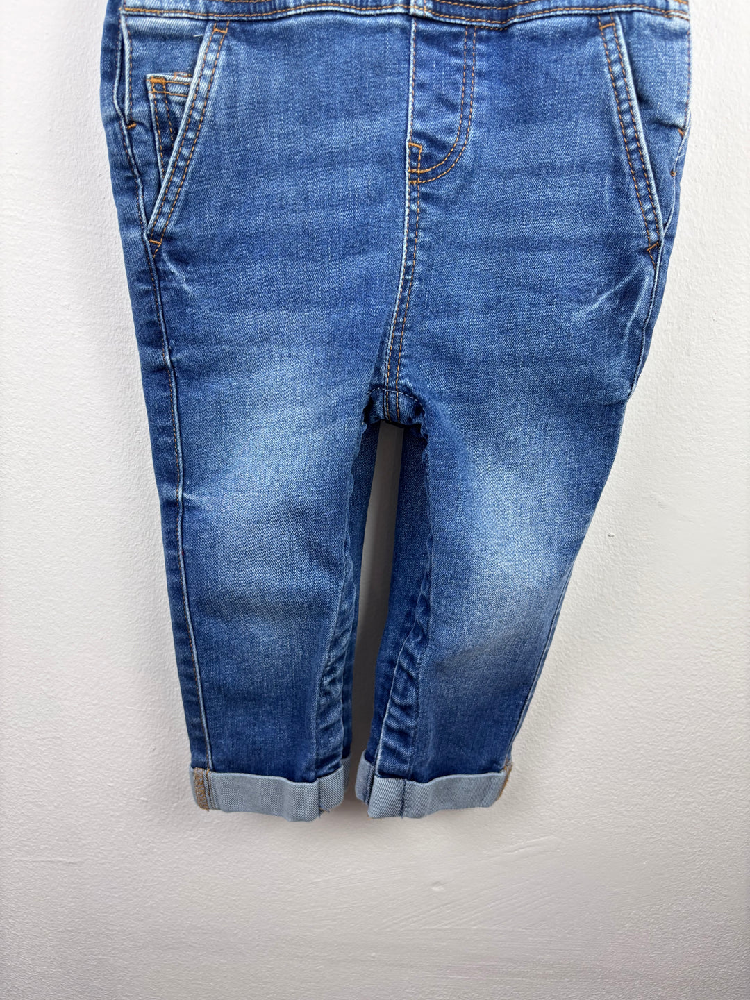 Next Denim Dungarees 12-18 Months-Dungarees-Second Snuggle Preloved