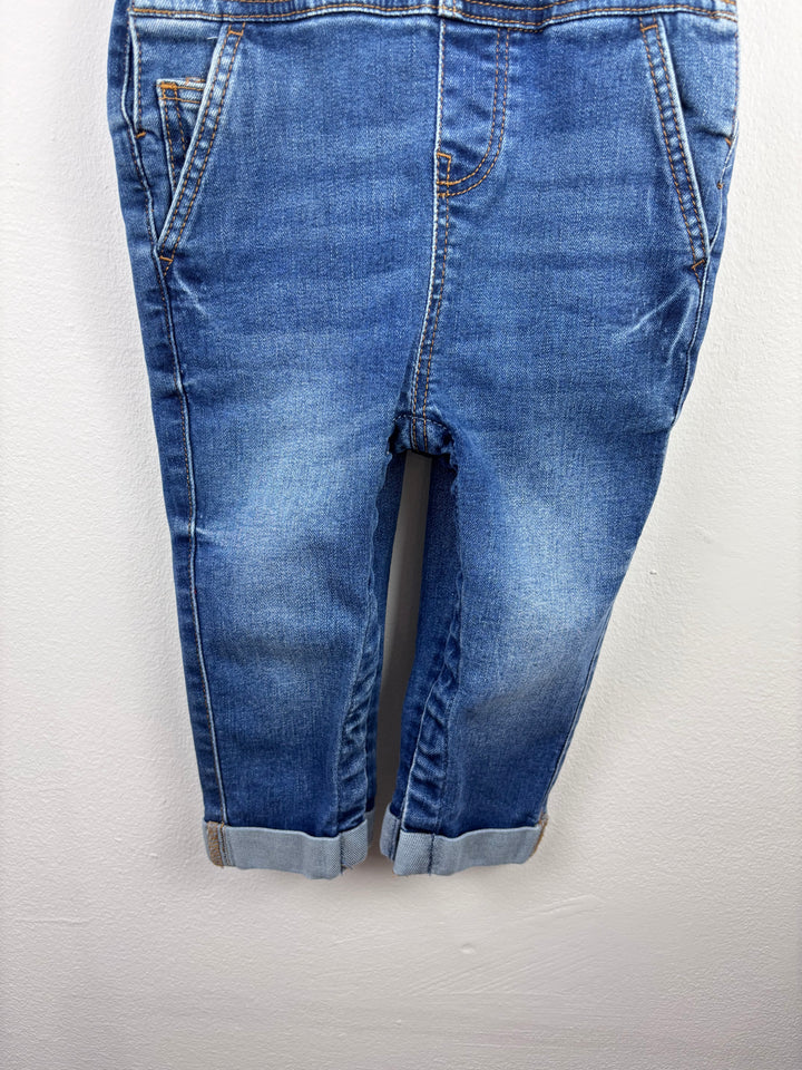 Next Denim Dungarees 12-18 Months-Dungarees-Second Snuggle Preloved