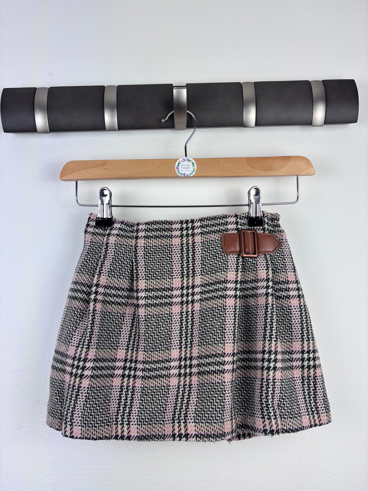 Next Pink Check Skirt 4-5 Years-Skirts-Second Snuggle Preloved