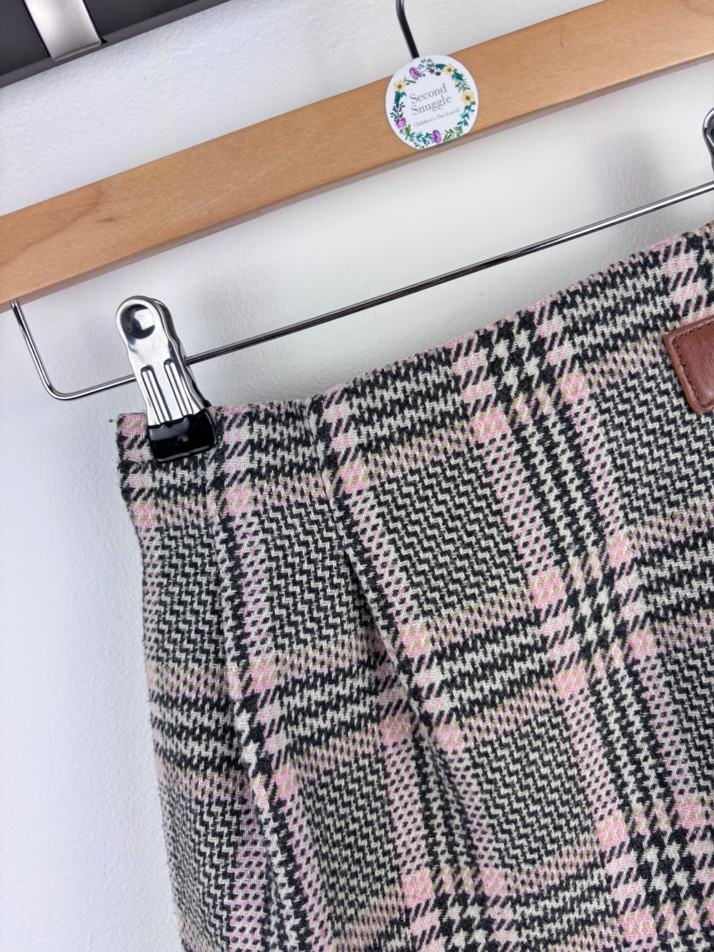 Next Pink Check Skirt 4-5 Years-Skirts-Second Snuggle Preloved