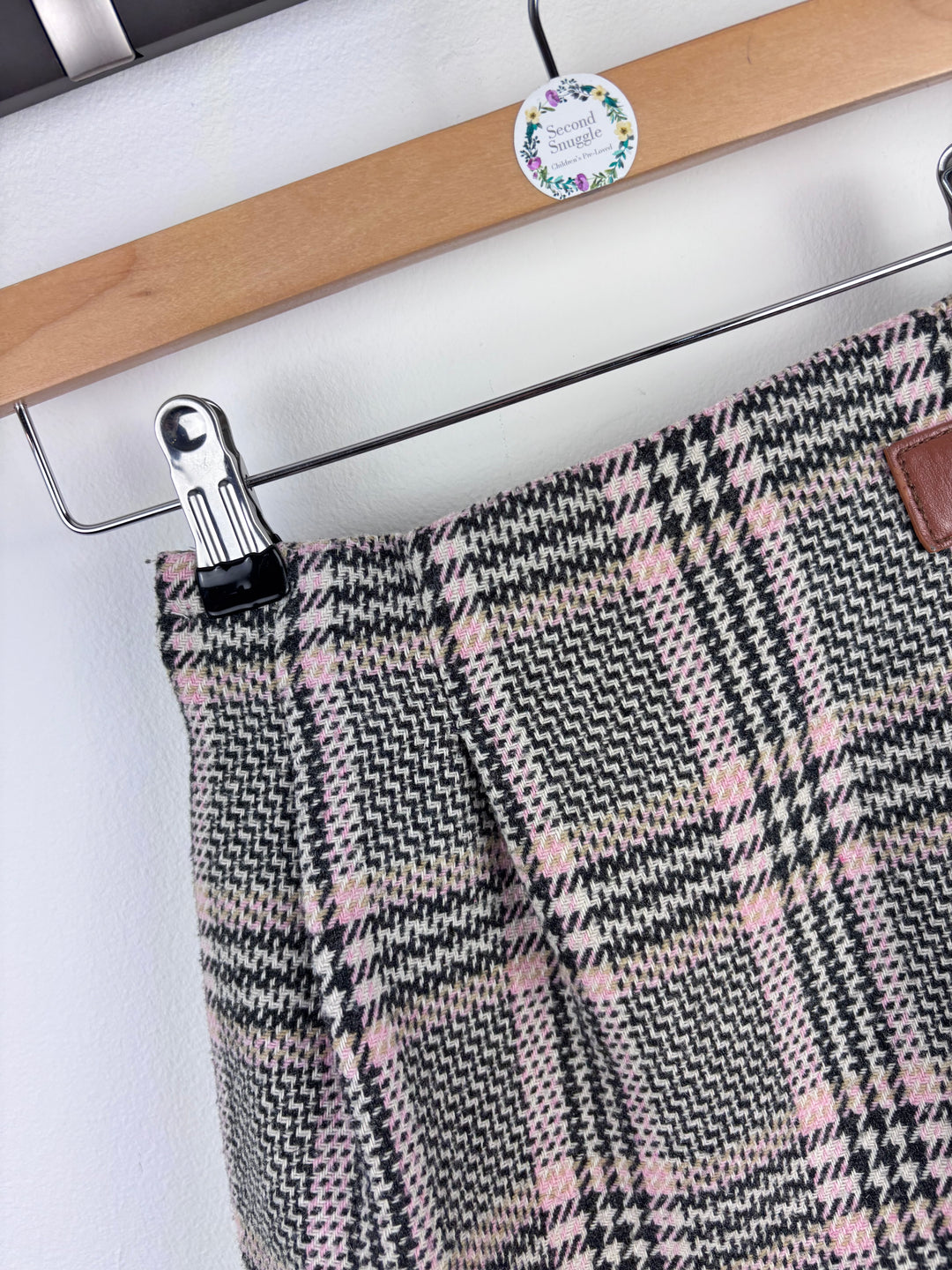 Next Pink Check Skirt 4-5 Years-Skirts-Second Snuggle Preloved