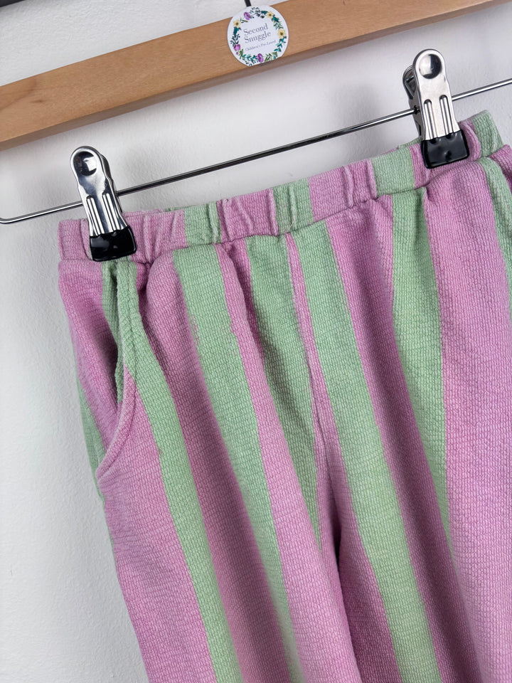 Next Pink and Green Stripe Shorts 18-24 Months-Trousers-Second Snuggle Preloved
