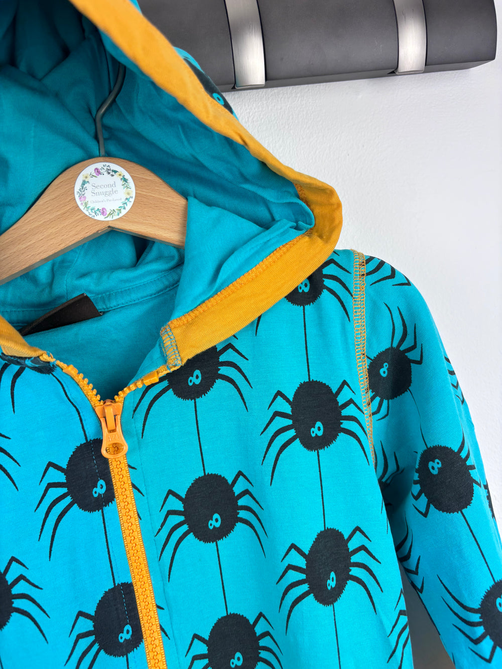 Maxomorra Spider Print Onesie 98/104 (3-4 Years) PLAY-All In One-Second Snuggle Preloved
