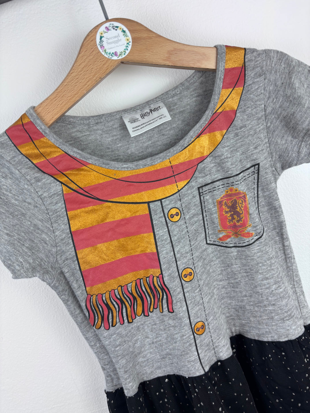 Harry Potter Gryffindor Tutu Dress 7 Years-Dresses-Second Snuggle Preloved