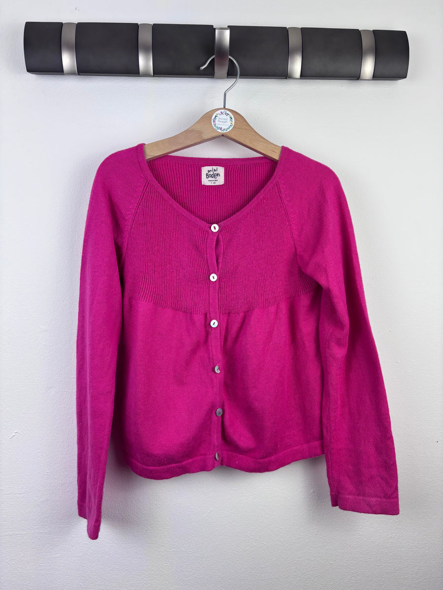 Mini Boden Pink Cardigan 7-8 Years-Cardigans-Second Snuggle Preloved
