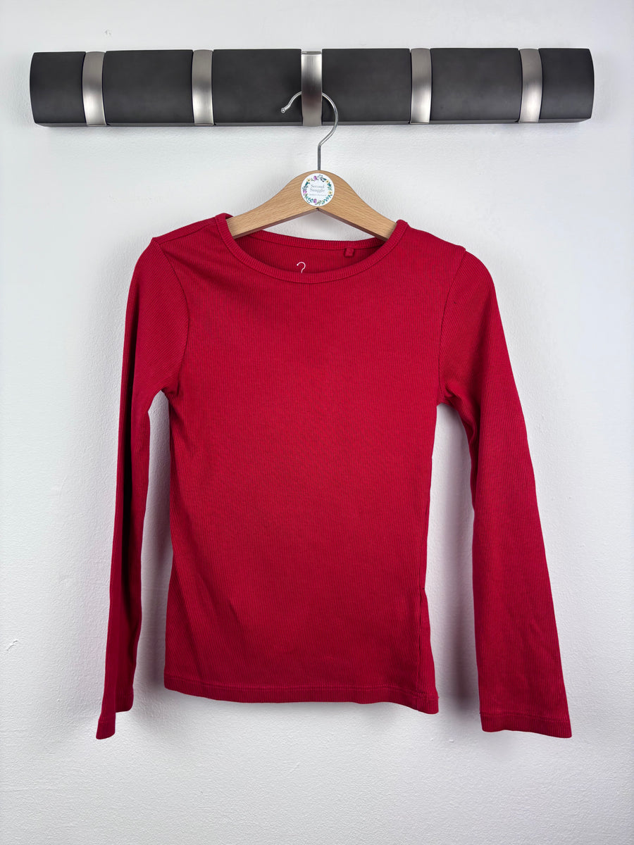 Next Red Long Sleeve Top 6 Years-Tops-Second Snuggle Preloved
