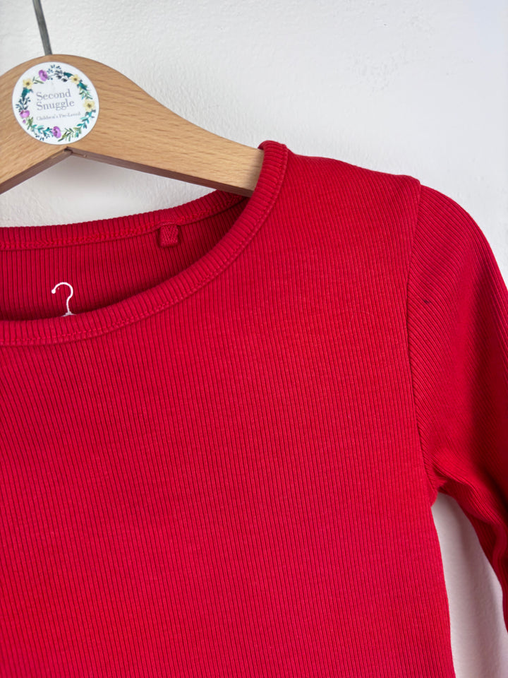 Next Red Long Sleeve Top 6 Years-Tops-Second Snuggle Preloved