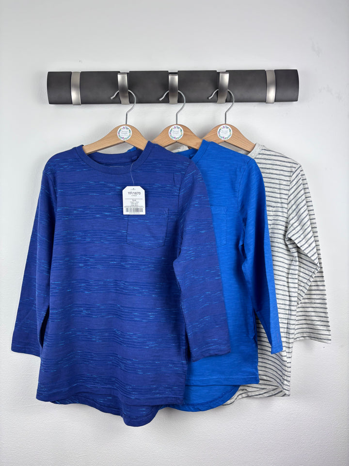 Next 3 Pack Long Sleeve Tops 5 Years-Tops-Second Snuggle Preloved