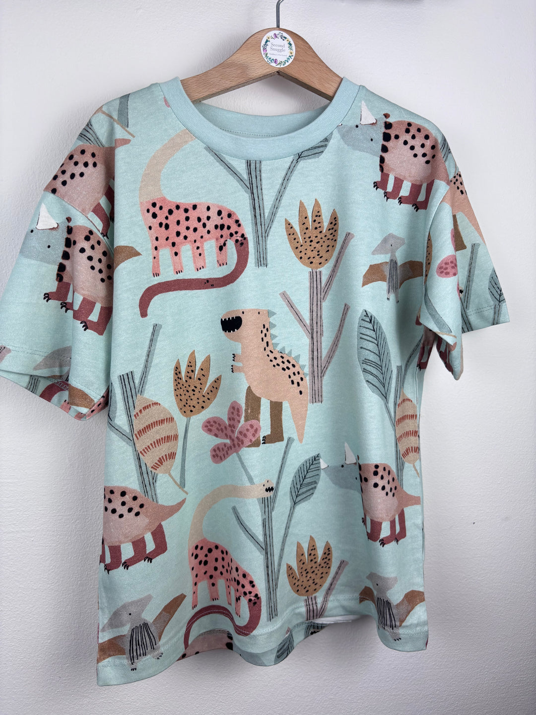 Next 3 Pack Dinosaur T-Shirts 6-7 Years-Tops-Second Snuggle Preloved