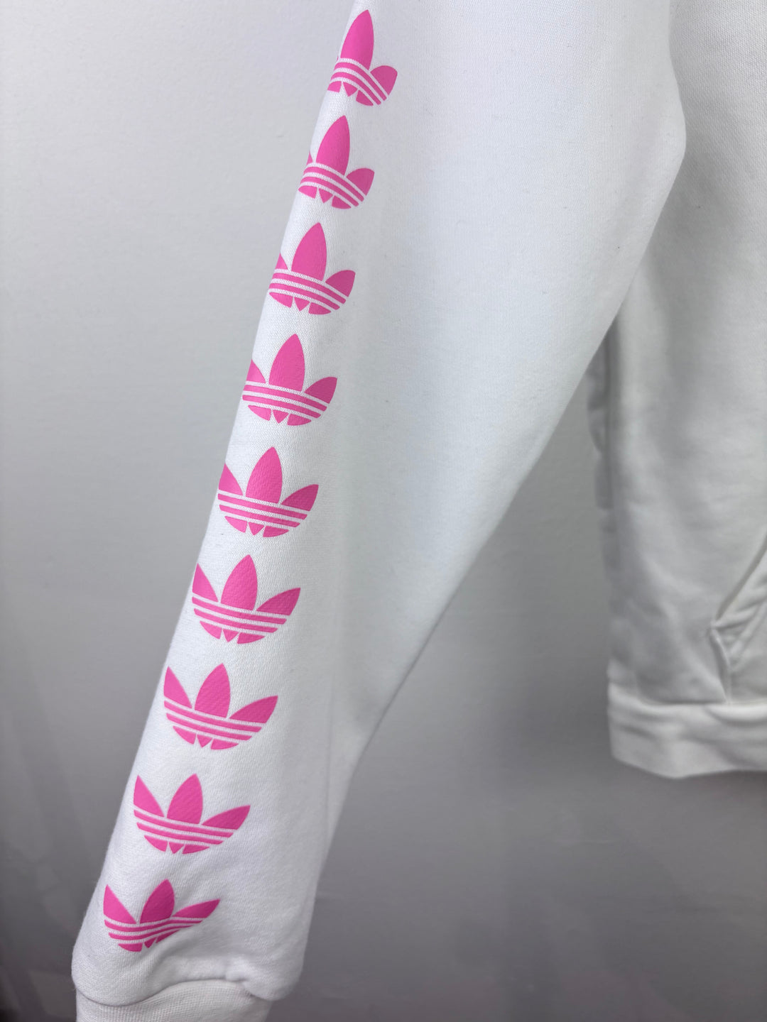 Adidas White Hoodie 11-12 Years-Hoodies-Second Snuggle Preloved