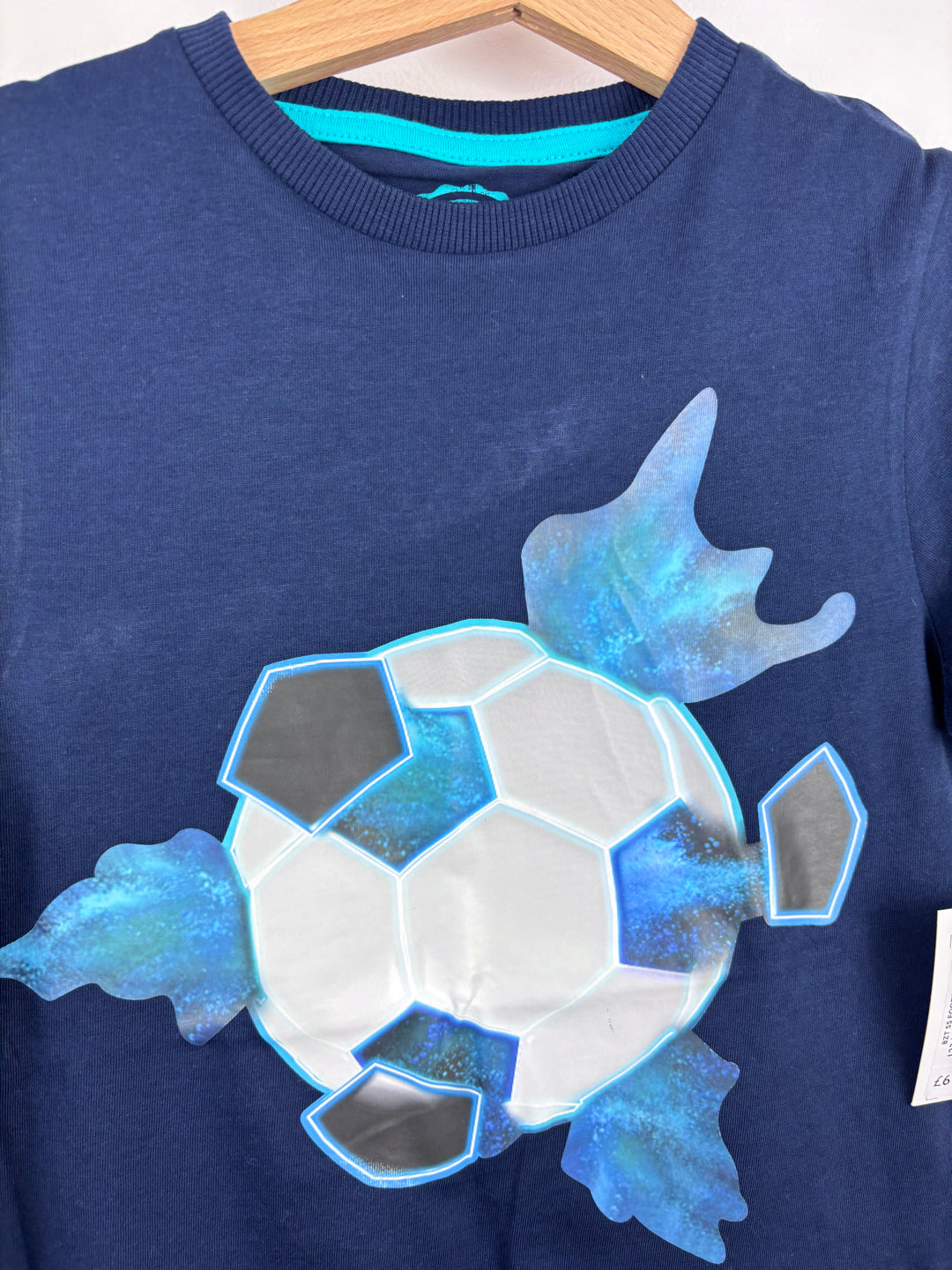 Blue Zoo Football T-Shirt 5-6 Years-Tops-Second Snuggle Preloved