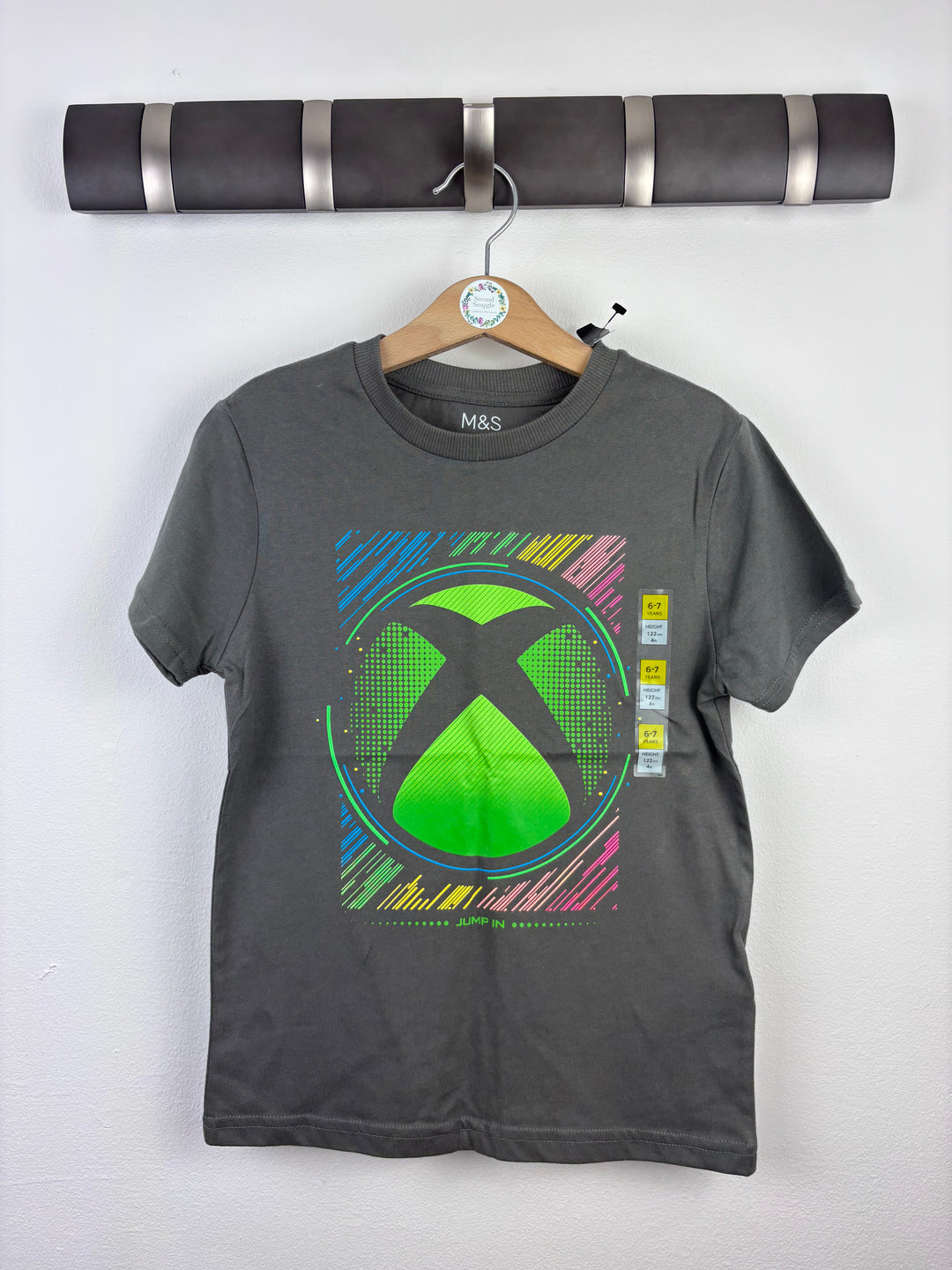 M&S Xbox T-Shirt 6-7 Years-Tops-Second Snuggle Preloved