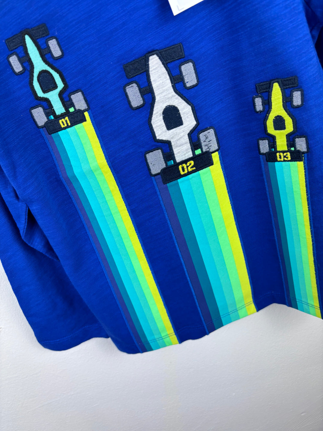 Blue Zoo Race Car Top 5-6 Years-Tops-Second Snuggle Preloved