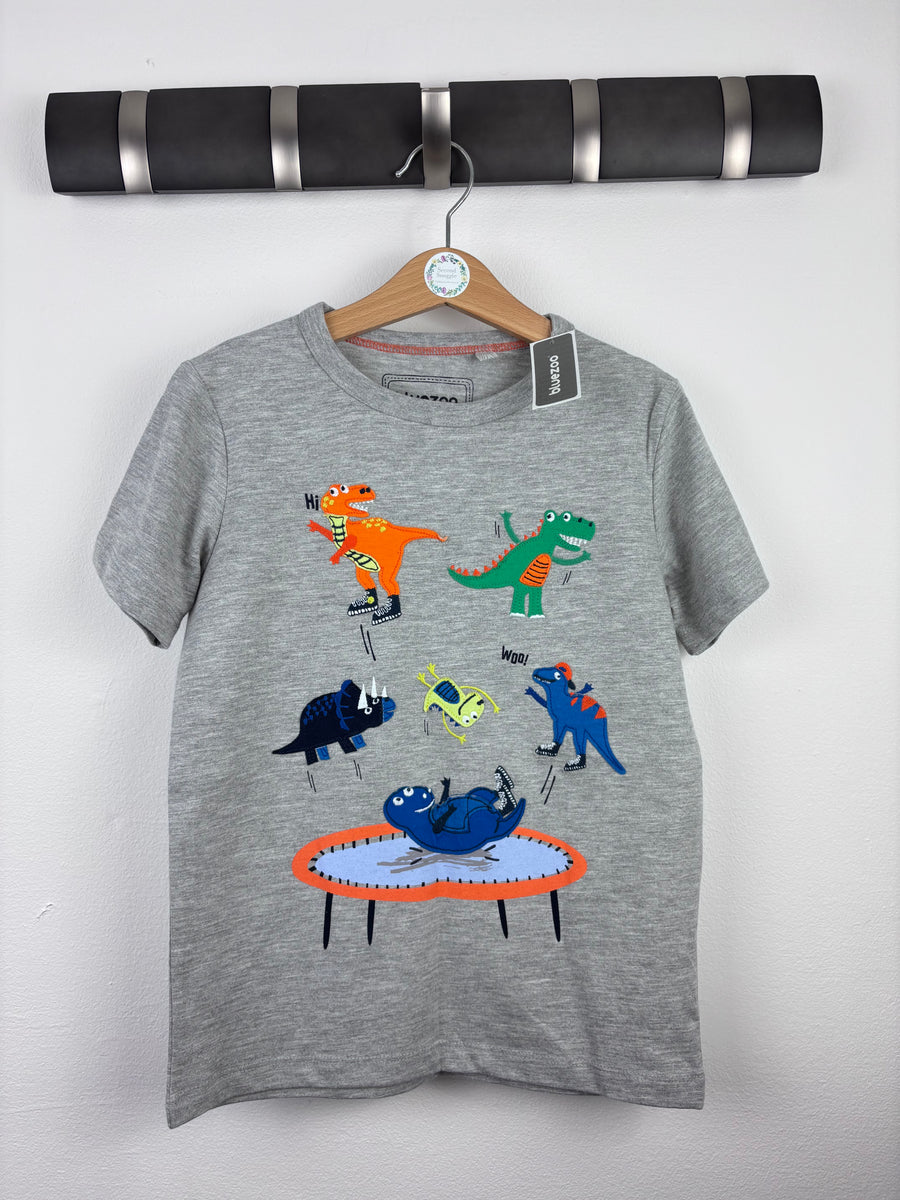Blue Zoo Dinosaur T-Shirt 5-6 Years-Tops-Second Snuggle Preloved