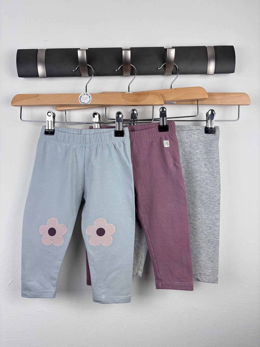 Lindex 3 Pack Leggings 6-9 Months-Leggings-Second Snuggle Preloved