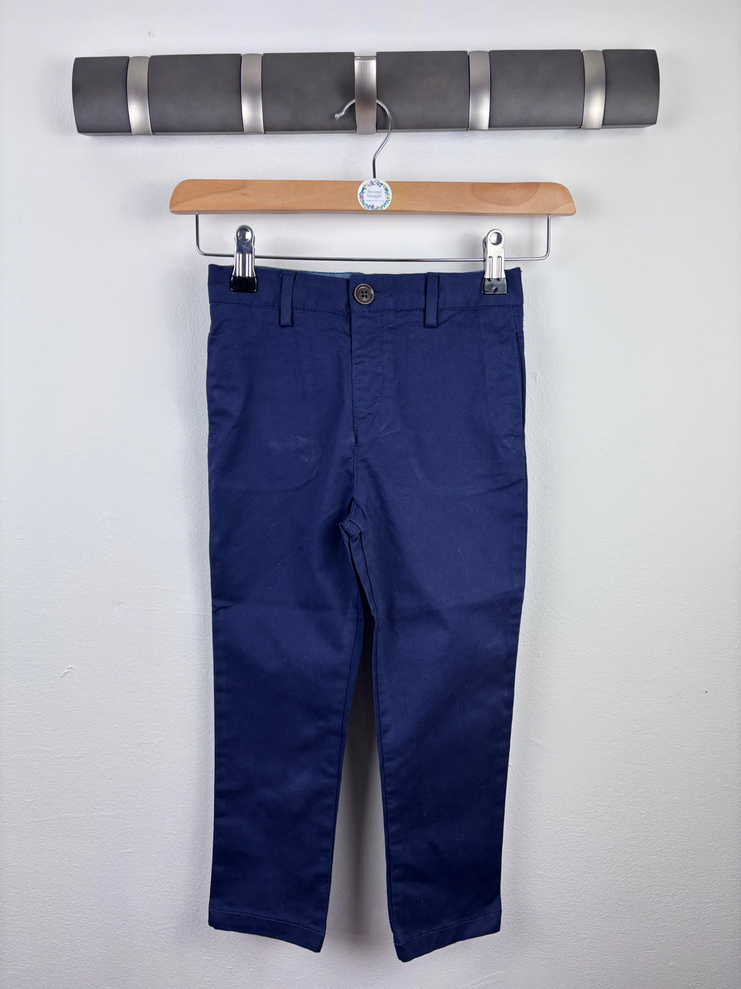 Outfit Navy Chinos 3-4 Years-Trousers-Second Snuggle Preloved