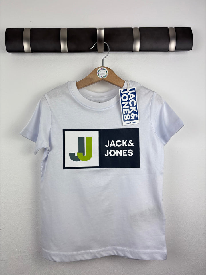 Jack & Jones Logo T-Shirt 6 Years-Tops-Second Snuggle Preloved
