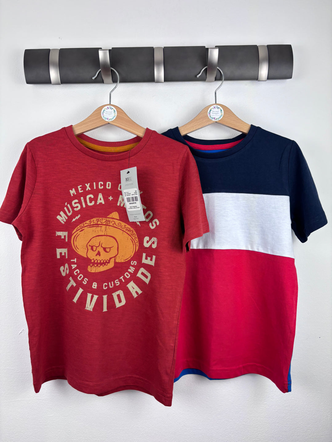 Tu 2 Pack T-Shirts 6 Years-Tops-Second Snuggle Preloved