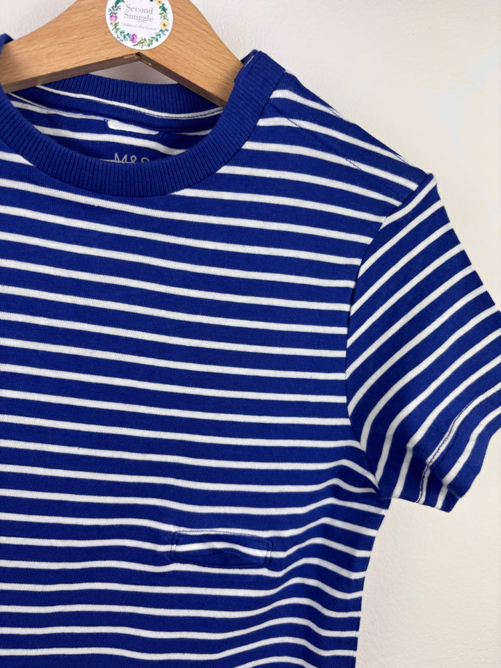 M&S Striped Adaptive Top 4-5 Years-Tops-Second Snuggle Preloved
