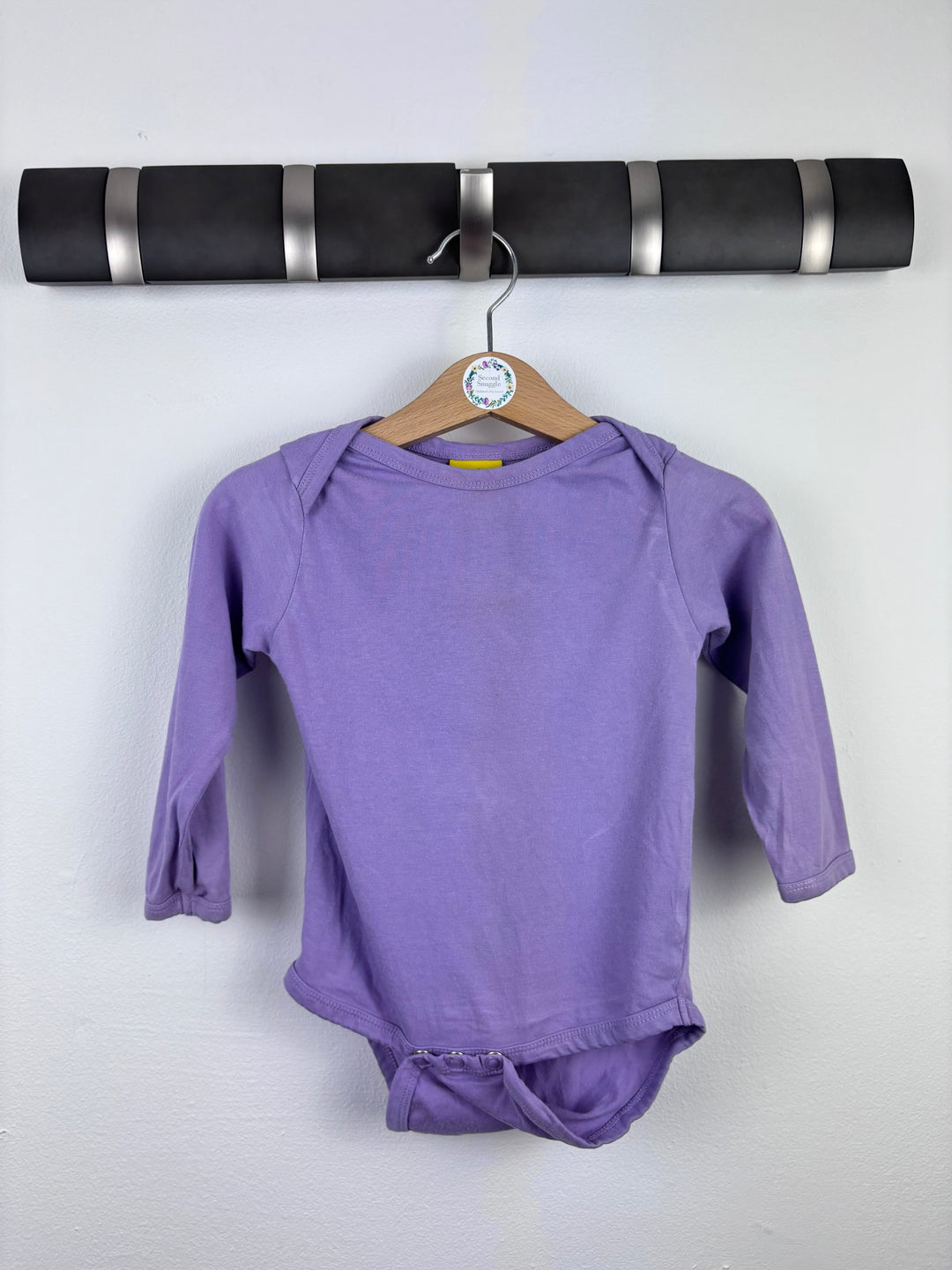 More Than A Fling Purple Bodysuit 80cm (9-12 Months)-Vests-Second Snuggle Preloved