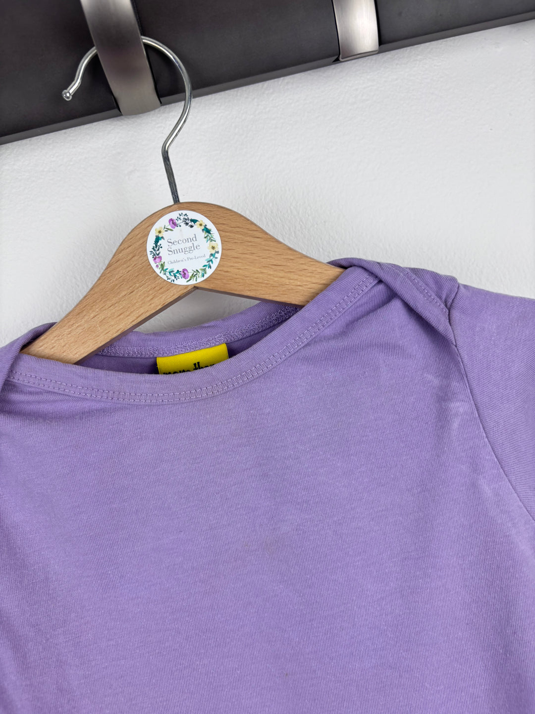 More Than A Fling Purple Bodysuit 80cm (9-12 Months)-Vests-Second Snuggle Preloved