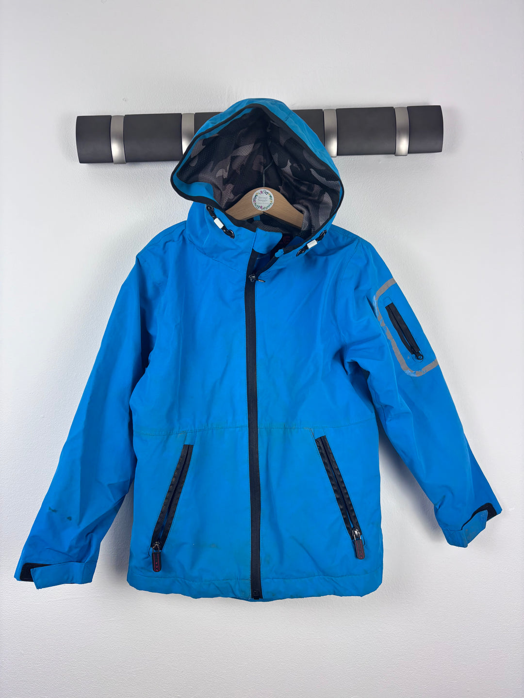 Next Blue Waterproof Jacket 6 Years PLAY-Coats-Second Snuggle Preloved