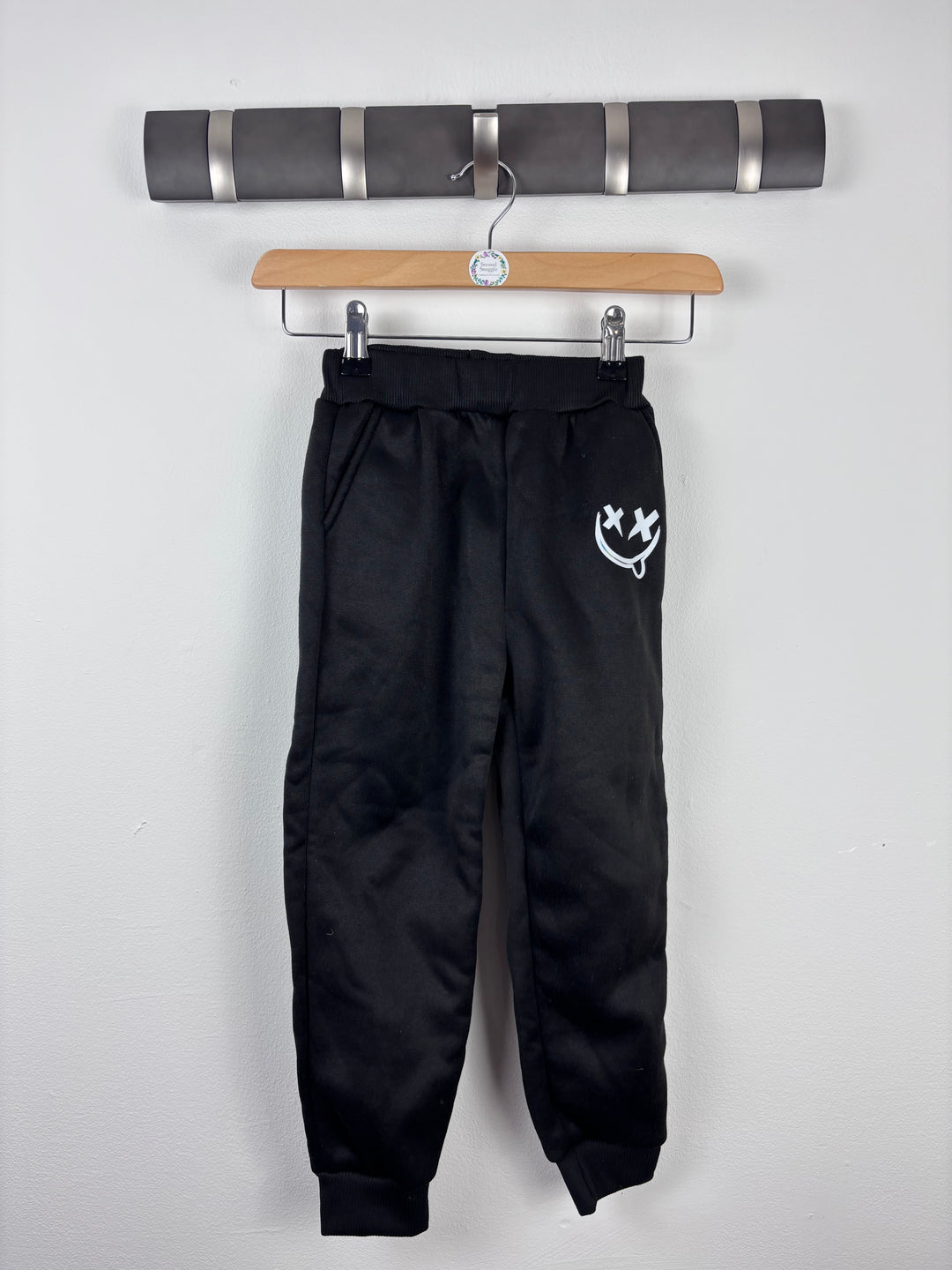 Shein Black Joggers 6 Years-Trousers-Second Snuggle Preloved