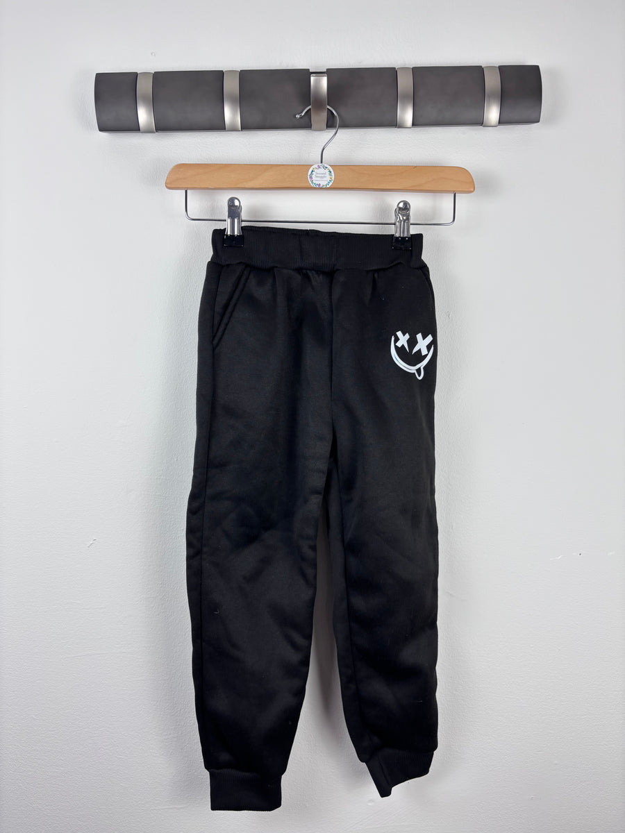 Shein Black Joggers 6 Years-Trousers-Second Snuggle Preloved