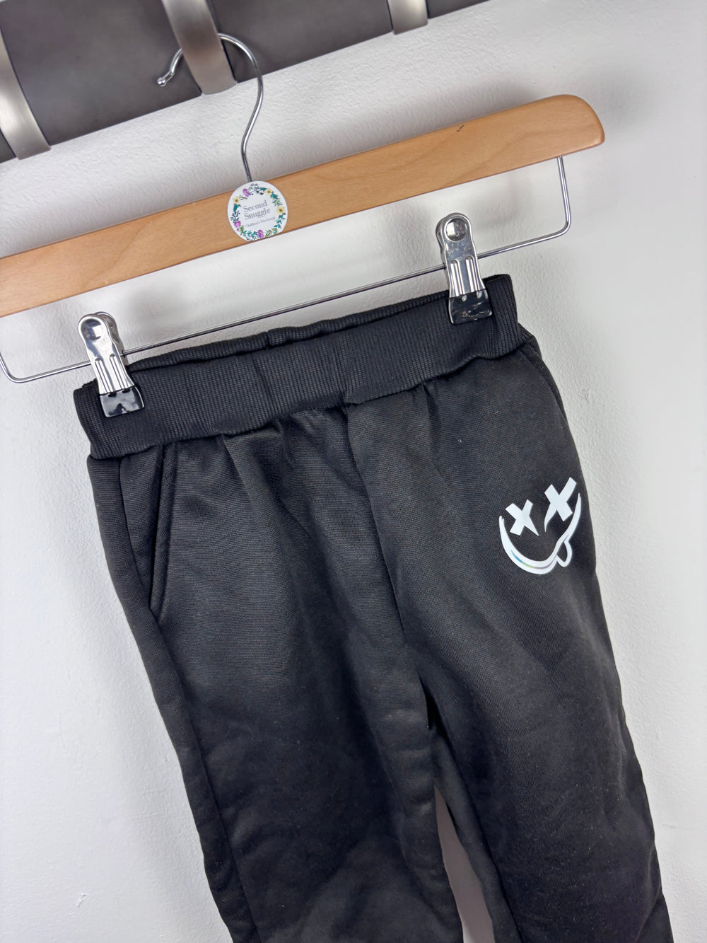 Shein Black Joggers 6 Years-Trousers-Second Snuggle Preloved