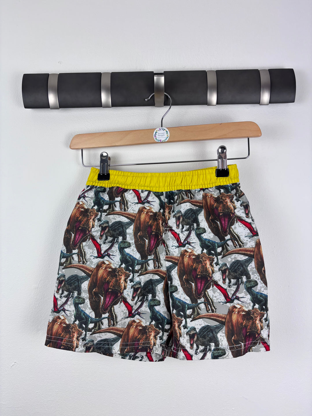 Jurassic World Dinosaur Swim Shorts 8 Years-Swimming-Second Snuggle Preloved