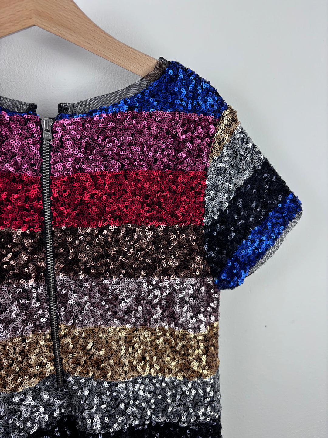 Gap Rainbow Sequin Dress 10-11 Years