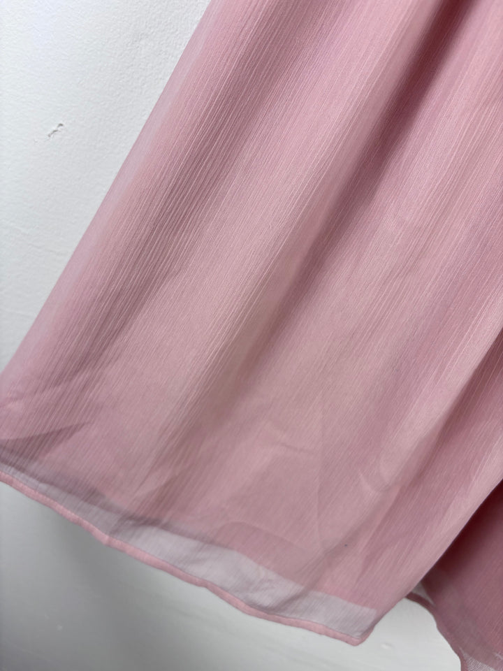 Next Pink Chiffon Dress 5-6 Years-Dresses-Second Snuggle Preloved