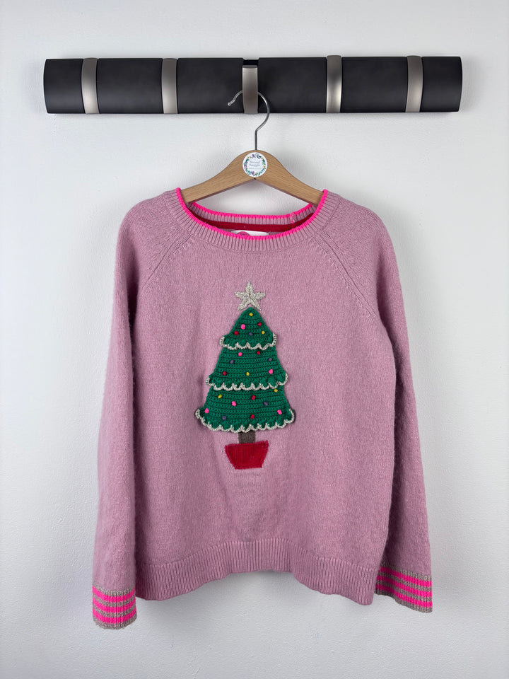 Mini Boden Pink Christmas Jumper 10-11 Years*