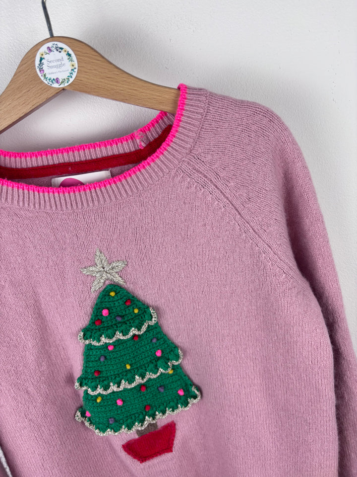 Mini Boden Pink Christmas Jumper 10-11 Years*