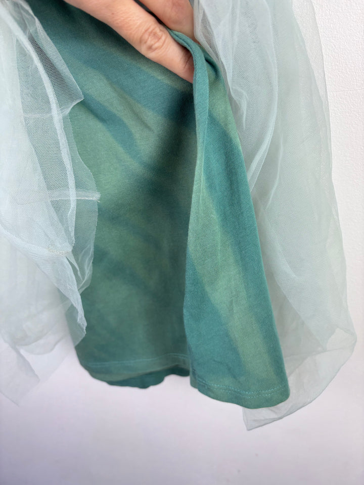 Mini Boden Blue Stripe Tulle Dress 8-9 Years-Dresses-Second Snuggle Preloved