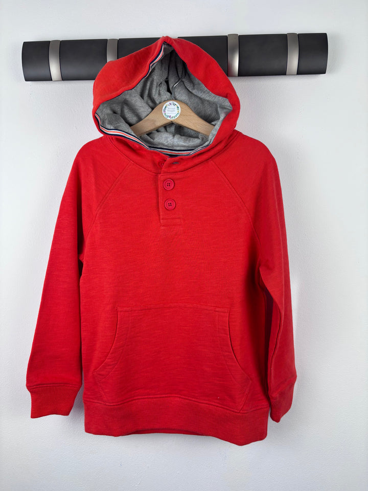 Ex Boden Red Button Hoodie Various Sizes-Hoodies-Second Snuggle Preloved