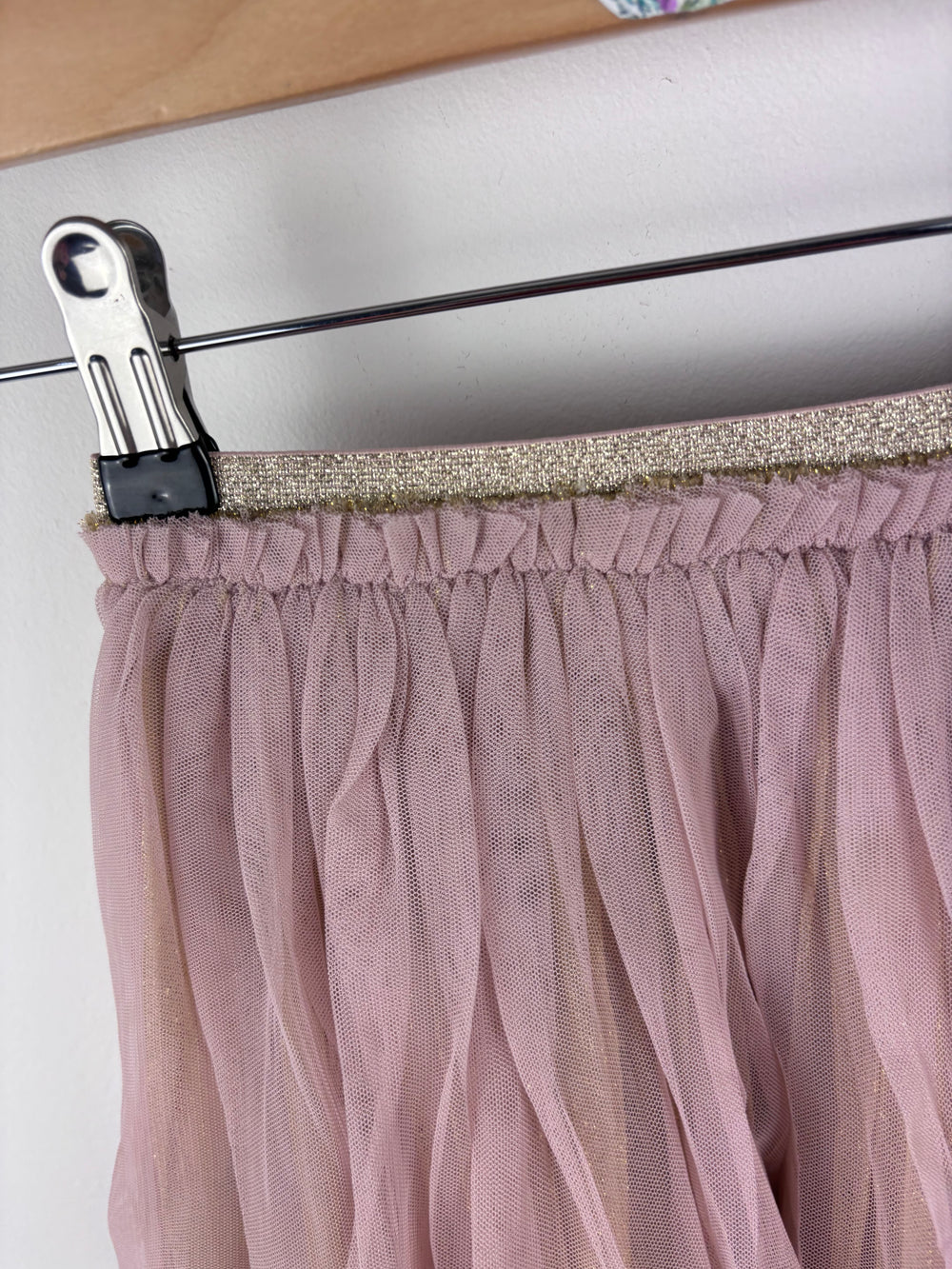 Mini Boden Pink & Gold Tulle Skirt 3-4 Years-Skirts-Second Snuggle Preloved