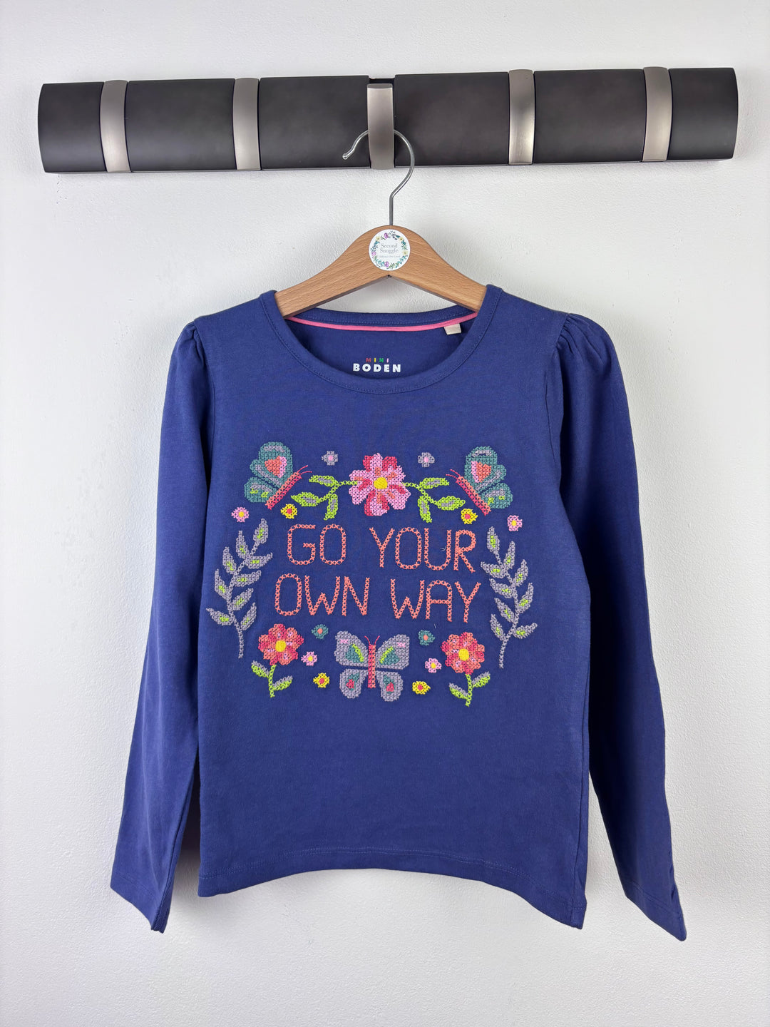Mini Boden Navy Go Your Own Way Top 4-5 Years-Tops-Second Snuggle Preloved
