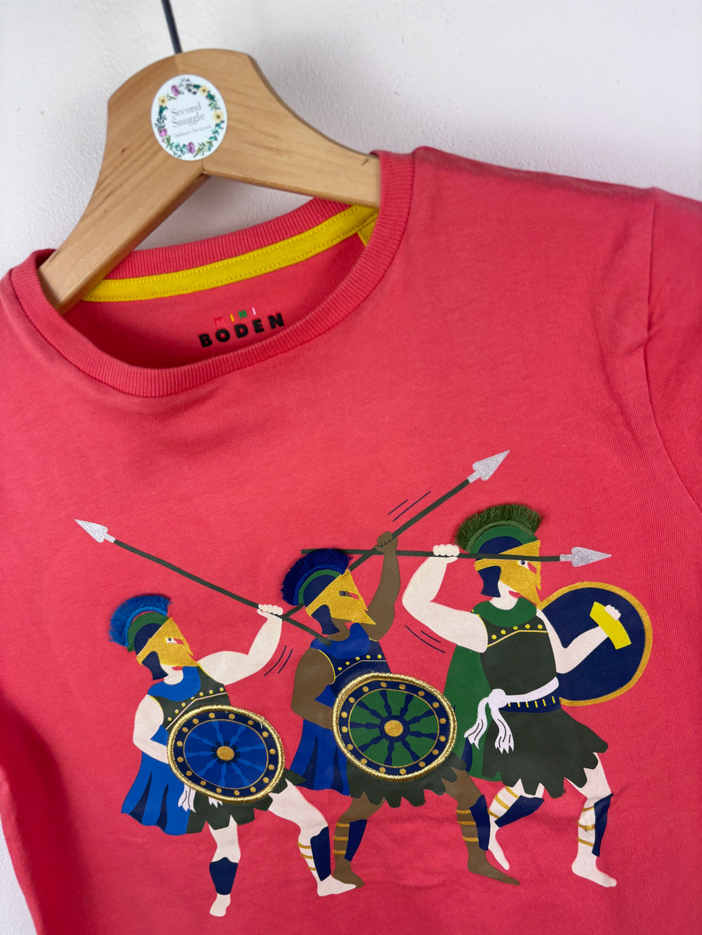 Mini Boden Red Warrior T-Shirt 9-10 Years-Tops-Second Snuggle Preloved