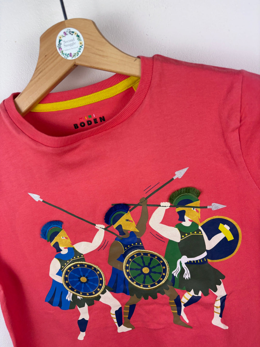 Mini Boden Red Warrior T-Shirt 9-10 Years-Tops-Second Snuggle Preloved