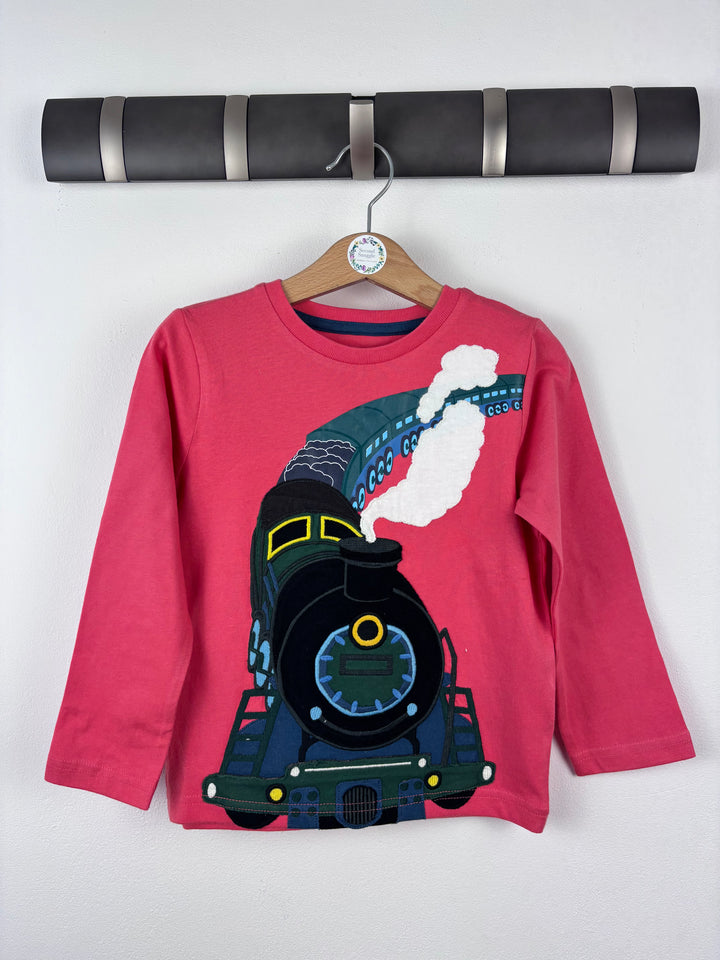 Mini Boden Red Train Top 3-4 Years