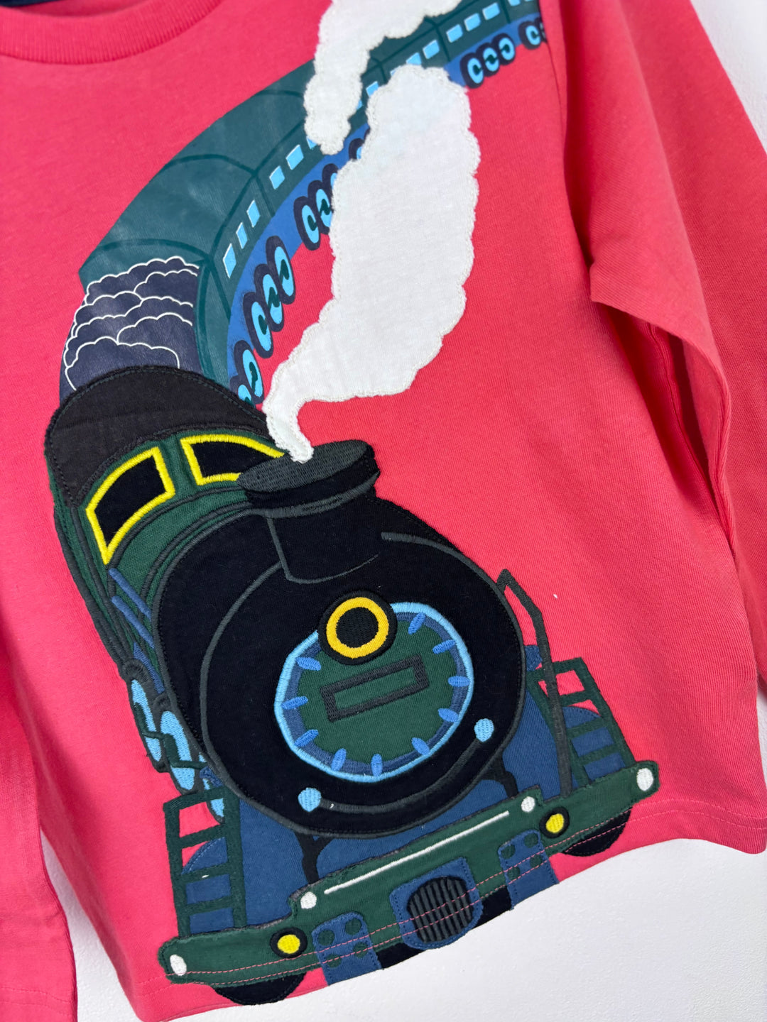 Mini Boden Red Train Top 3-4 Years