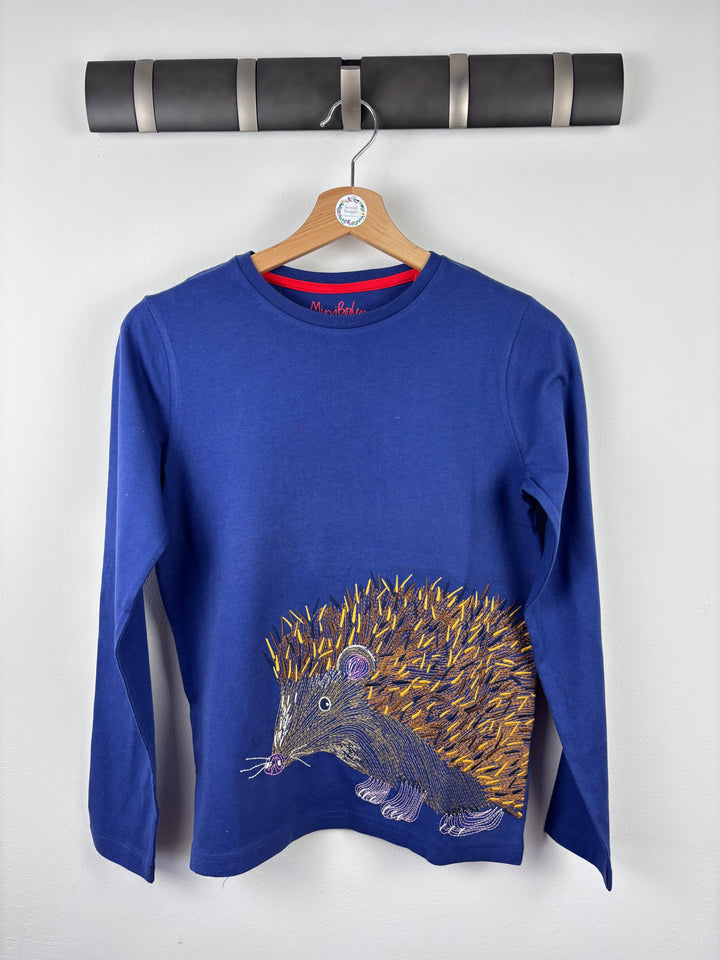 Mini Boden Blue Hedgehog Top 11-12 Years-Tops-Second Snuggle Preloved