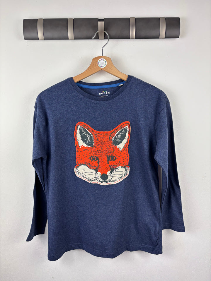 Mini Boden Navy Fox Top 11-12 Years-Tops-Second Snuggle Preloved