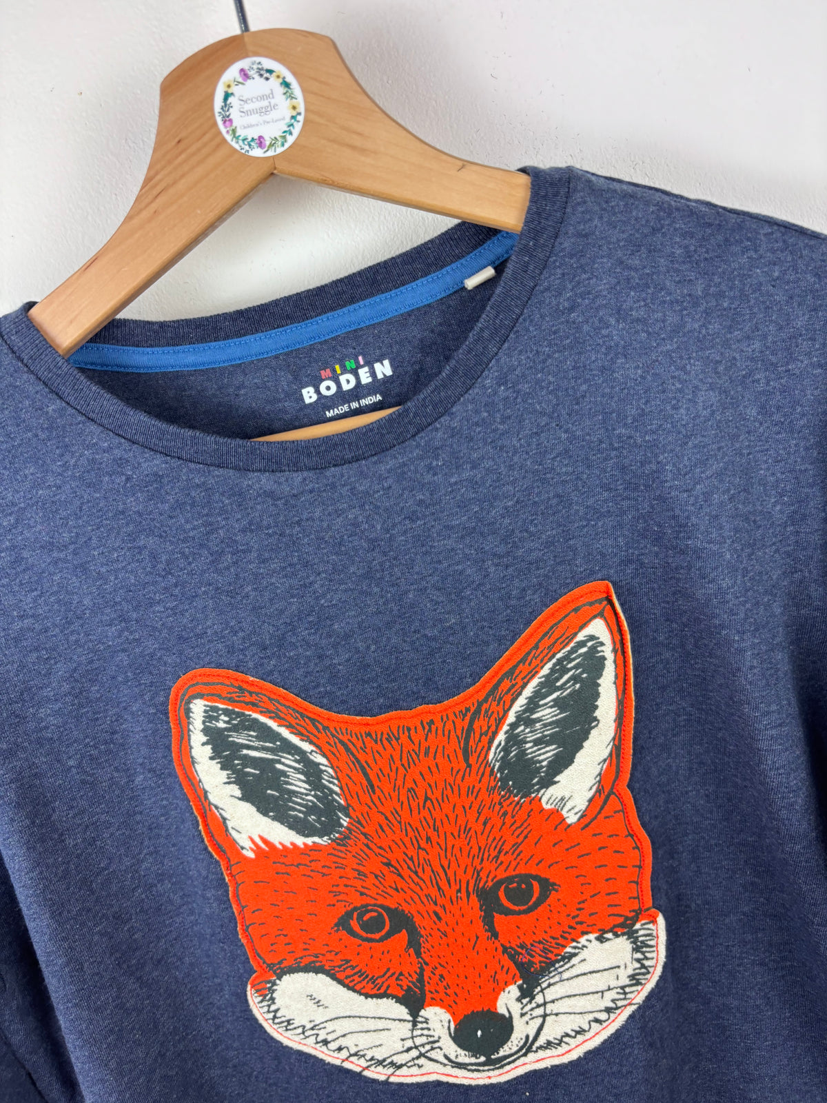 Mini Boden Navy Fox Top 11-12 Years-Tops-Second Snuggle Preloved