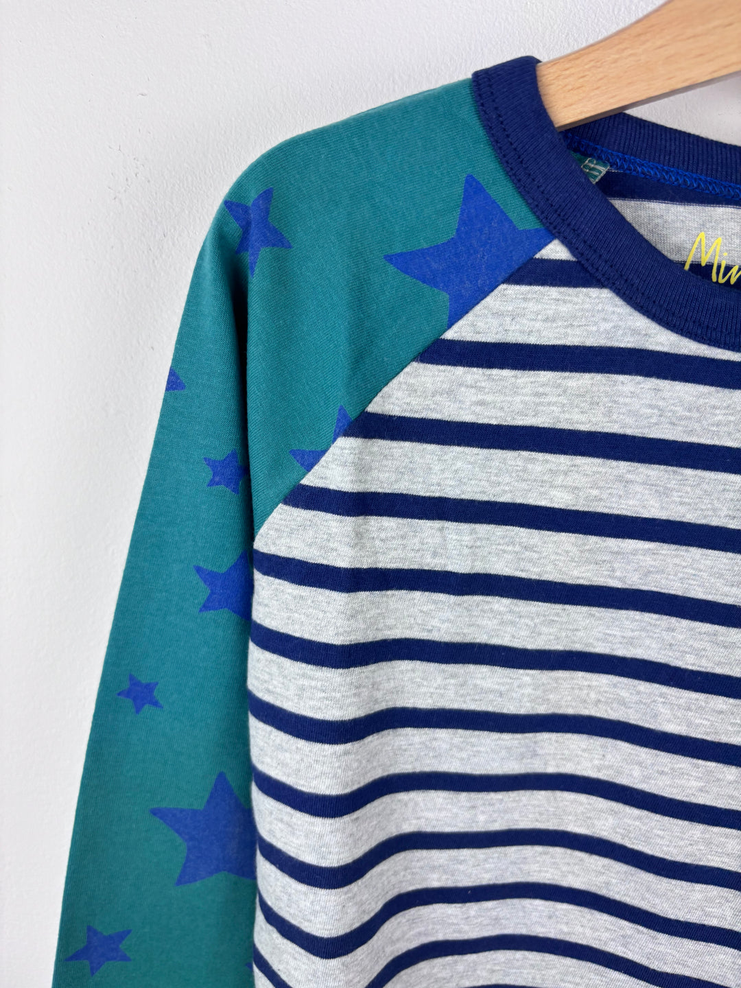 Mini Boden Stripe Star Sleeve Top 3-4 Years-Tops-Second Snuggle Preloved