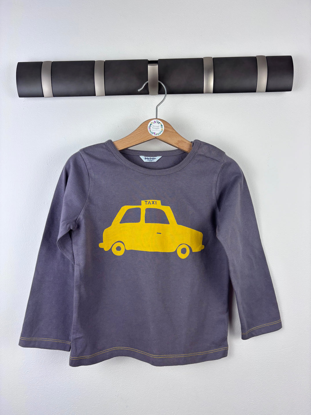 Baby Boden Grey Taxi Top 2-3 Years-Tops-Second Snuggle Preloved