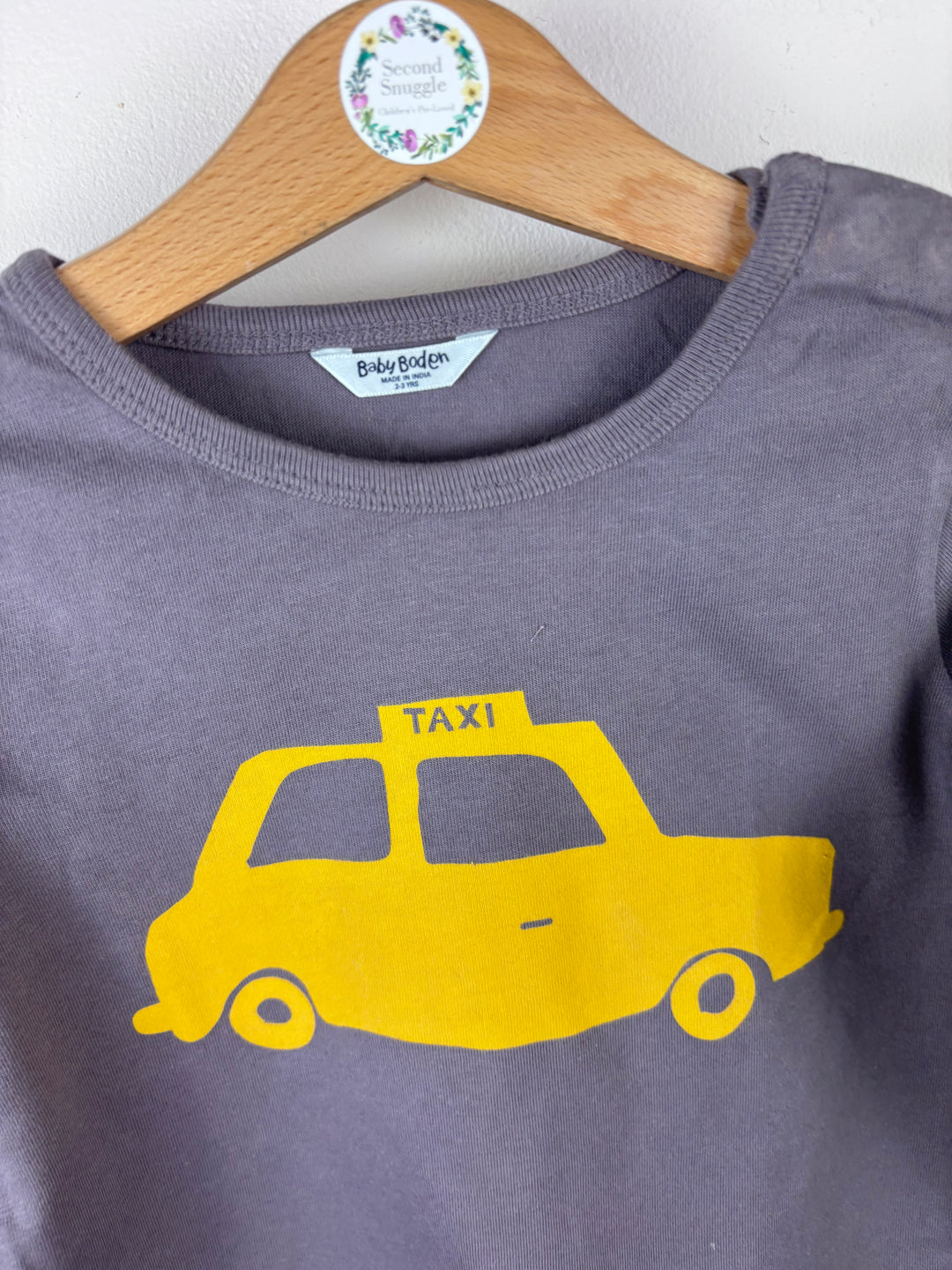 Baby Boden Grey Taxi Top 2-3 Years-Tops-Second Snuggle Preloved