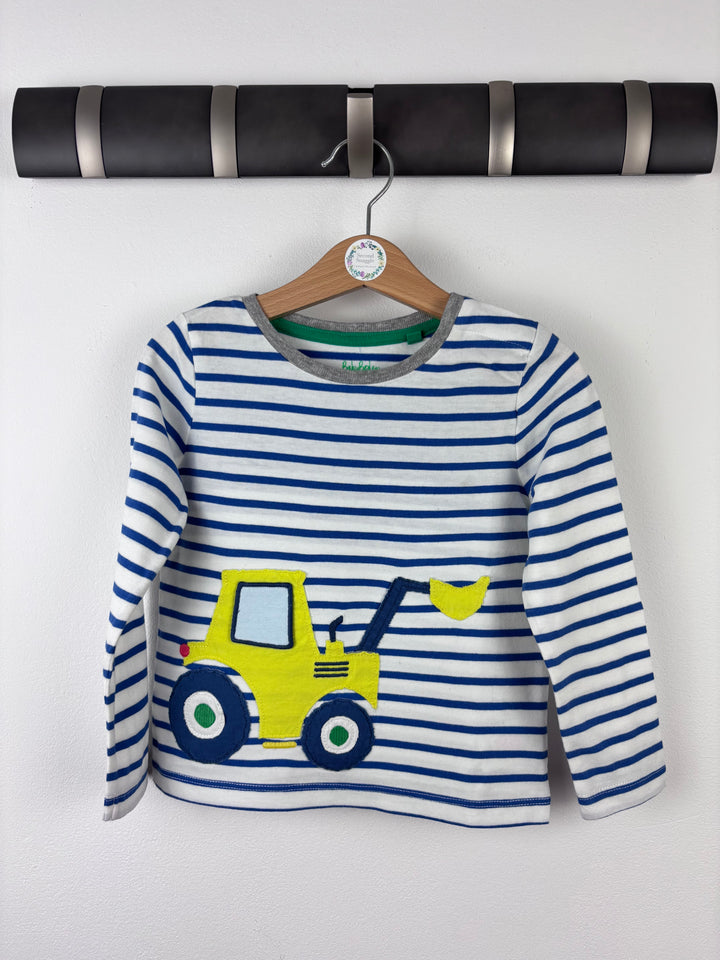 Baby Boden Stripe Tractor Top 2–3 Years-Tops-Second Snuggle Preloved